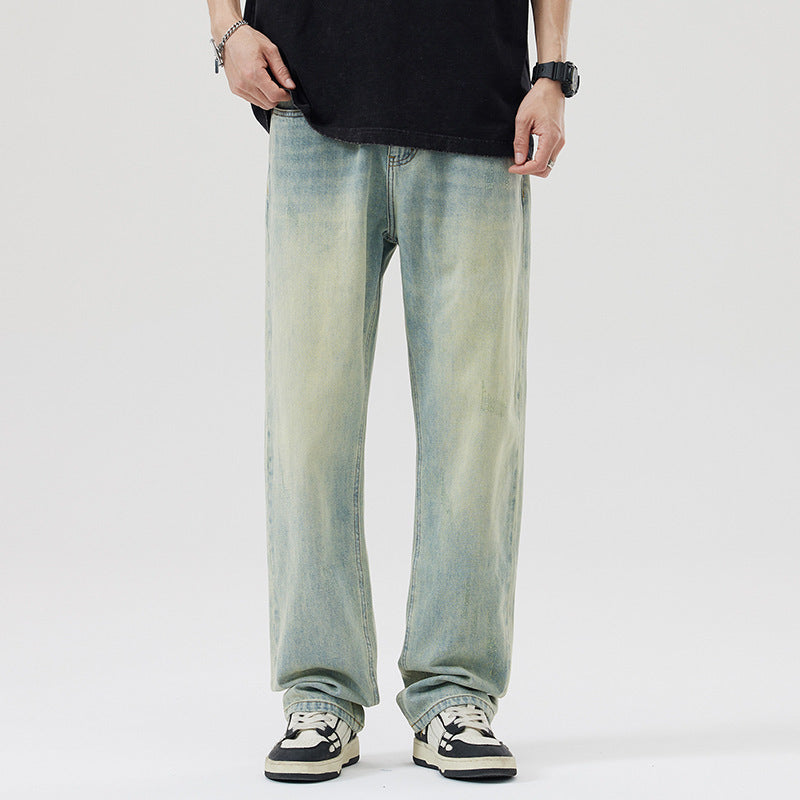 Men's Plus Size Thin Summer Jeans – Lightweight Casual