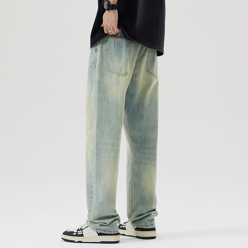 Men's Plus Size Thin Summer Jeans – Lightweight Casual