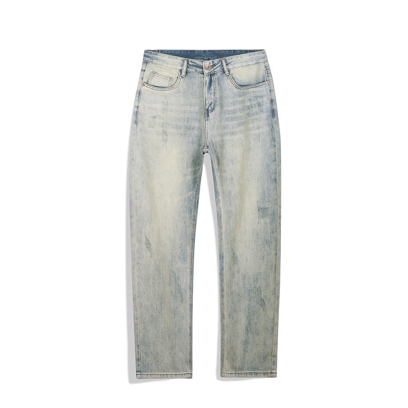 Men's Plus Size Thin Summer Jeans – Lightweight Casual