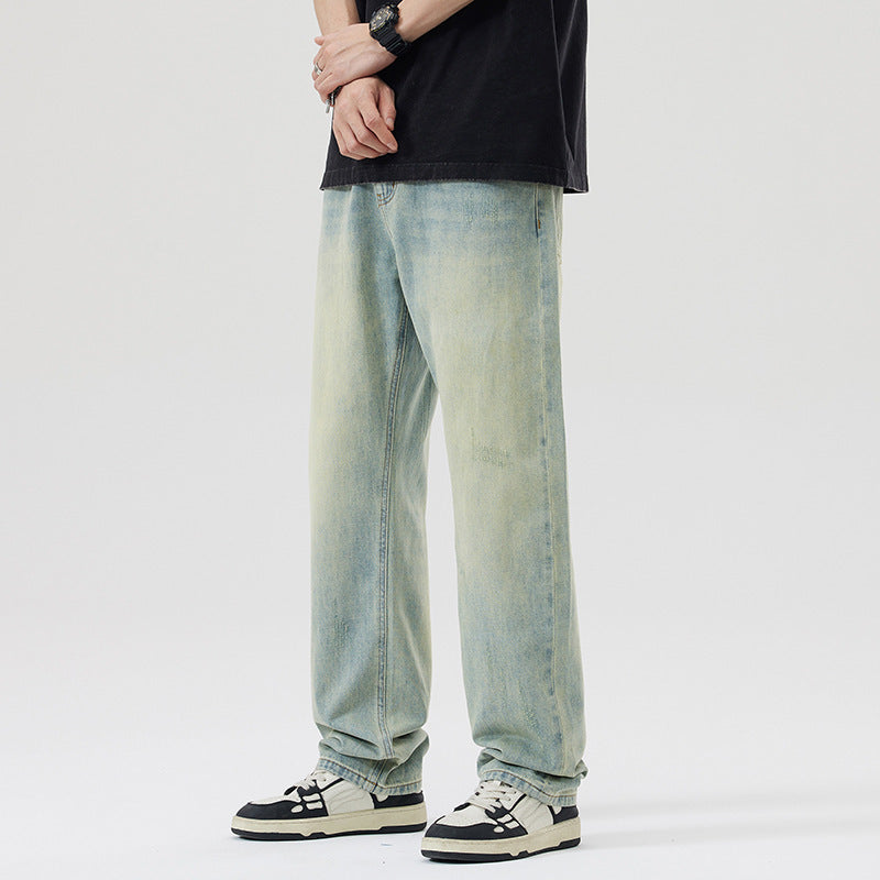 Men's Plus Size Thin Summer Jeans – Lightweight Casual